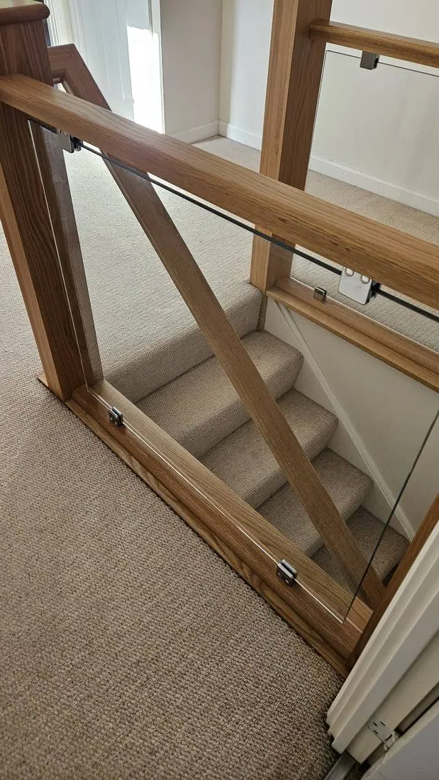 End of tenancy staircase and balustrade cleaning detail